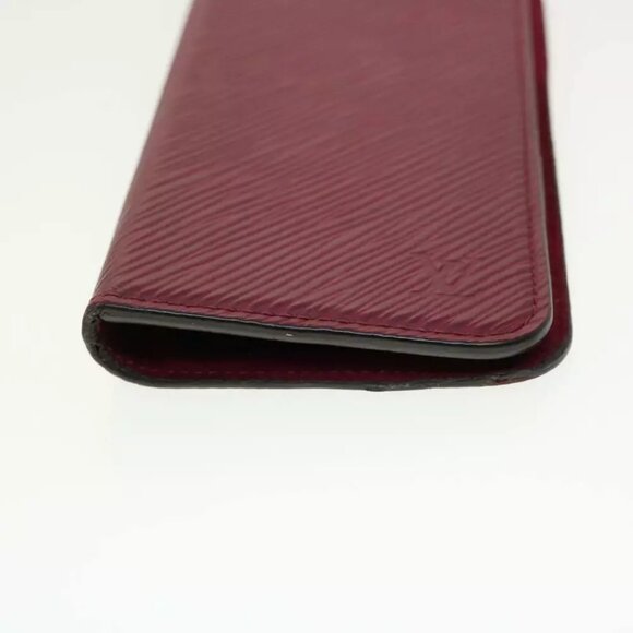 LOUIS VUITTON Epi iPhone X / XS Folio iPhone Case Fuchsia - Picture 6 of 10